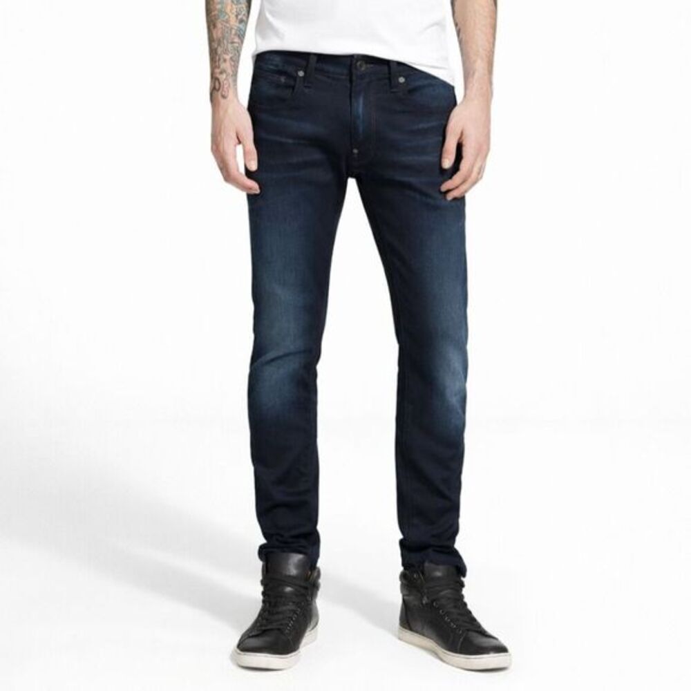G-Star Defend Skinny Jeans Men's 28 Blue Super Slim Stretch Urban